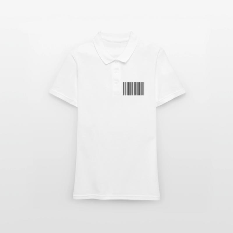 Conception de technologies informatiques pour nerds de code-barres Polo Femme