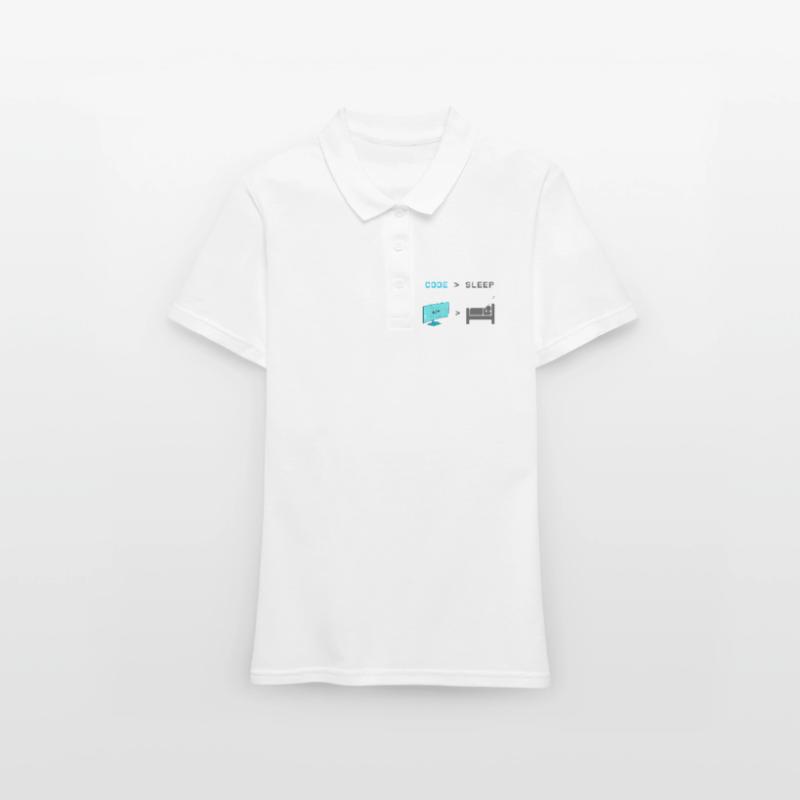Code vs Veille : codeur en mode veille Polo Femme