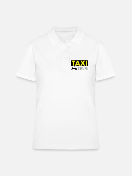 Conducteur de taxi - Polo Femme - blanc