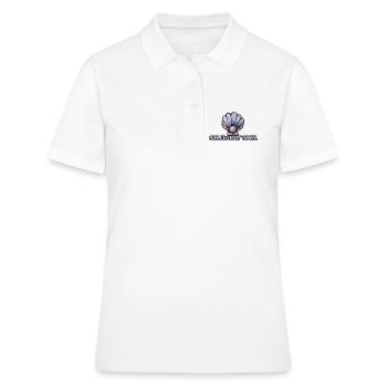 SeaWater Soul Muschelkunst - Frauen Polo Shirt - Weiß - Vorne - Ailine (174cm)