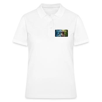 Ne soyez pas un singe : Contraste IA - Polo Femme - blanc - Devant - Ailine (174cm)