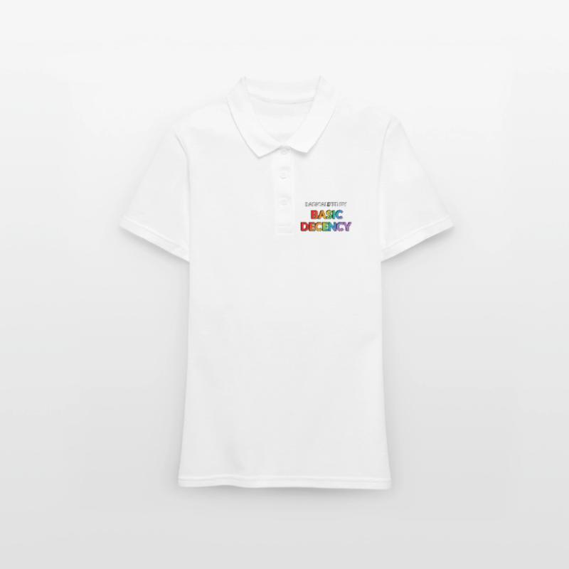 Radicalized By Basic Decency Women's Polo Shirt