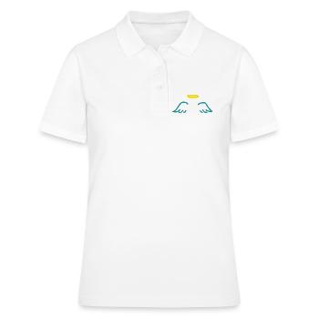 ange - Polo Femme - blanc - Devant - Ailine (174cm)