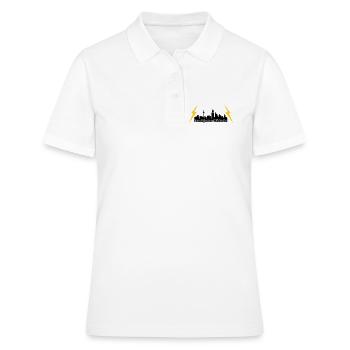 Frankfurter Maedsche ffm skyline - Frauen Polo Shirt - Weiß - Vorne - Ailine (174cm)