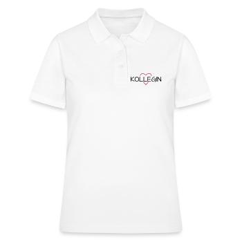 Kollegin Herz Lieblingskollegin Geschenk - Frauen Polo Shirt - Weiß - Vorne - Ailine (174cm)