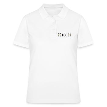 100e anniversaire 100e anniversaire 100 Numéro 100 - Polo Femme - blanc - Devant - Ailine (174cm)