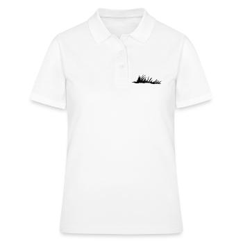 wiese meadow - Frauen Polo Shirt - Weiß - Vorne - Ailine (174cm)