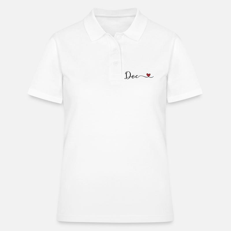 Doc - Frauen Polo Shirt - Weiß