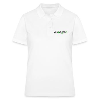 yes vegan - Polo Femme - blanc - Devant - Ailine (174cm)