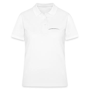 coup de pinceau rayé ligne - Polo Femme - blanc - Devant - Ailine (174cm)