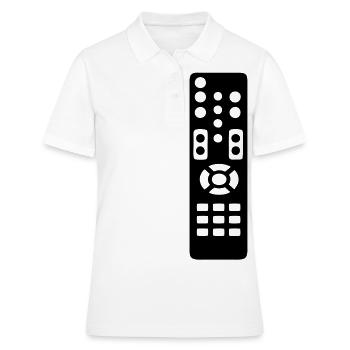 Fernbedienung 0 - Frauen Polo Shirt - Weiß - Vorne - Ailine (174cm)