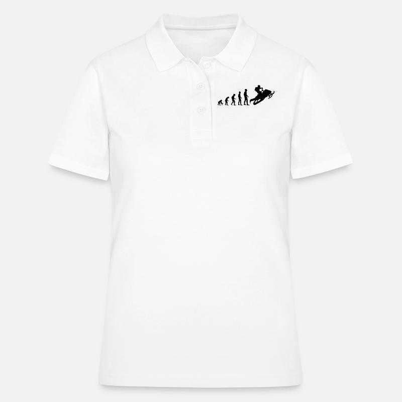 Snescooter snescooter Evolution Gift - Poloshirt dame - hvid