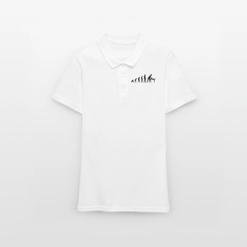 Handwerker Beruf Evolution Arbeiter Geschenk Frauen Polo Shirt
