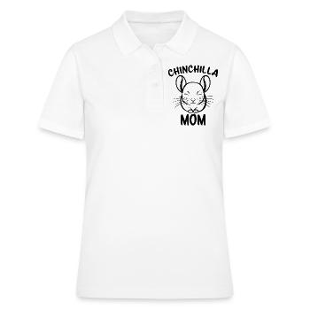 Chinchilla Spruch Mom Lustiges Chinchilla Geschenk - Frauen Polo Shirt - Weiß - Vorne - Ailine (174cm)