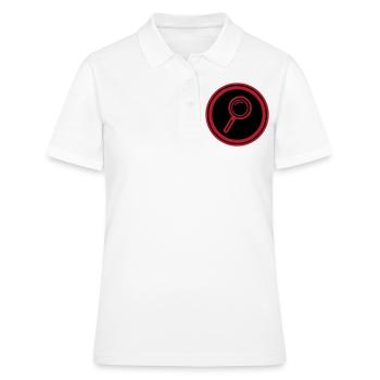 Lupe Symbol - Frauen Polo Shirt - Weiß - Vorne - Ailine (174cm)
