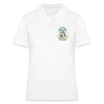 Clean Goeree Overflakkee Clean up litter - Women's Polo Shirt - white - Front - Ailine (174cm)