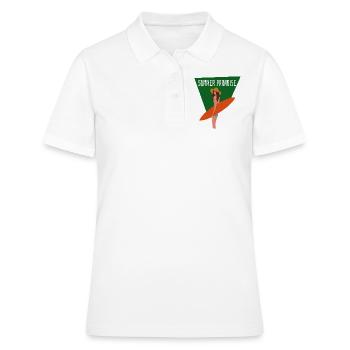 Paradis d'été - Polo Femme - blanc - Devant - Ailine (174cm)