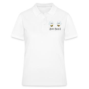 Boo Bees Halloween Geist Biene Geschenkidee Party - Frauen Polo Shirt - Weiß - Vorne - Ailine (174cm)