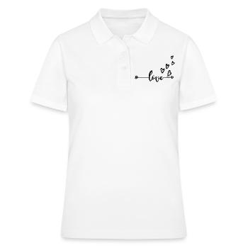 LOVE - Polo Femme - blanc - Devant - Ailine (174cm)