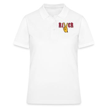 Fleuve Viktory main multicolore - Polo Femme - blanc - Devant - Ailine (174cm)
