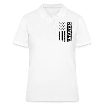 Kamala Harris America Flag Kamala Gift - Polo Femme - blanc - Devant - Ailine (174cm)