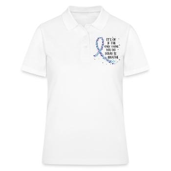 Sensibilisation à la prévention du suicide - Polo Femme - blanc - Devant - Ailine (174cm)