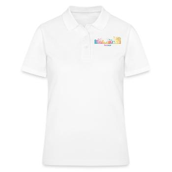 Madrid Skyline Madrid - Frauen Polo Shirt - Weiß - Vorne - Ailine (174cm)