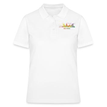 Memphean Skyline Memphis - Frauen Polo Shirt - Weiß - Vorne - Ailine (174cm)