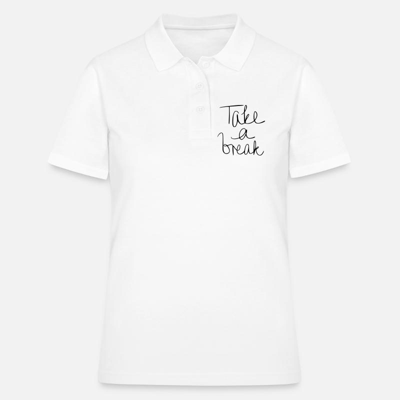 Take a break - Women's Polo Shirt - white