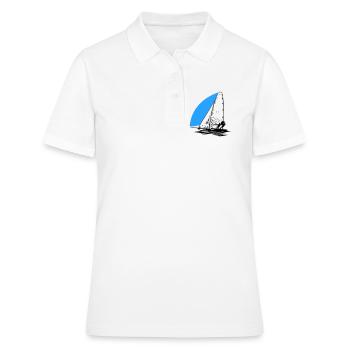 49er Dériveur à voile Régate de voilier Voile Sports de voile - Polo Femme - blanc - Devant - Ailine (174cm)