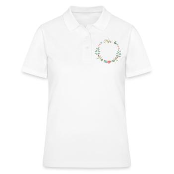 Yes - Women's Polo Shirt - white - Front - Ailine (174cm)