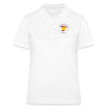 C’est là que mon histoire commence | Espagne espagnole - Polo Femme - blanc - Devant - Ailine (174cm)