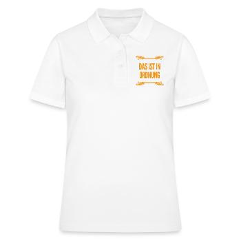kein Problem - Frauen Polo Shirt - Weiß - Vorne - Ailine (174cm)