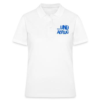 verschwinde - Frauen Polo Shirt - Weiß - Vorne - Ailine (174cm)