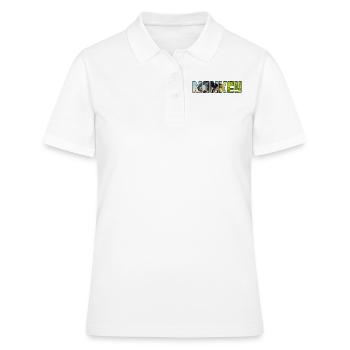 Affe - Frauen Polo Shirt - Weiß - Vorne - Ailine (174cm)