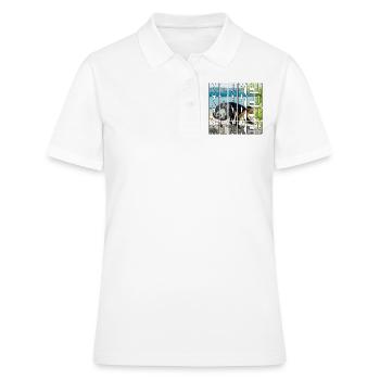 Singe - Polo Femme - blanc - Devant - Ailine (174cm)