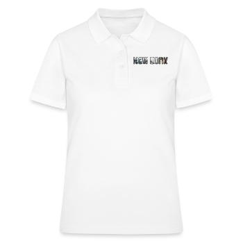 New York - Polo Femme - blanc - Devant - Ailine (174cm)