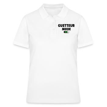 GUETTEUR MODE ON - Polo Femme - blanc - Devant - Ailine (174cm)