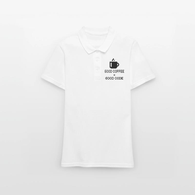 Programmeur - Codeur - Hacker - IT Polo Femme