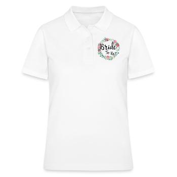 Mariée à être mariée couronne de fleurs fleurs fiançailles JGA - Polo Femme - blanc - Devant - Ailine (174cm)