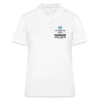 Hawaï - Polo Femme - blanc - Devant - Ailine (174cm)
