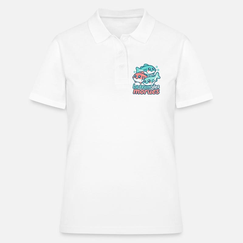The kawaii cod team - Women's Polo Shirt - white