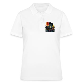 Festival Feeling Party Été - Polo Femme - blanc - Devant - Ailine (174cm)