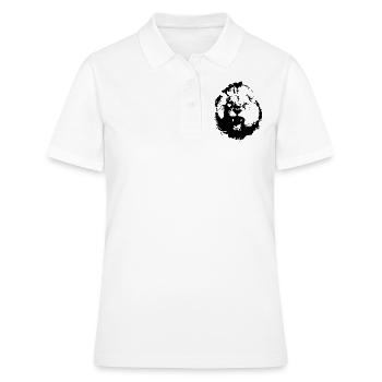 Tête de lion Lion Tête - Polo Femme - blanc - Devant - Ailine (174cm)