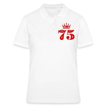 75 Couronne numérique - Polo Femme - blanc - Devant - Ailine (174cm)