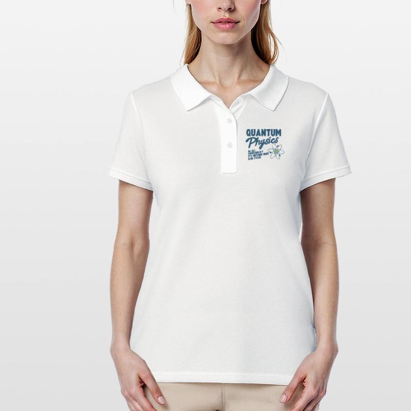 Quantum physics Physics Atom molecule Women's Polo Shirt