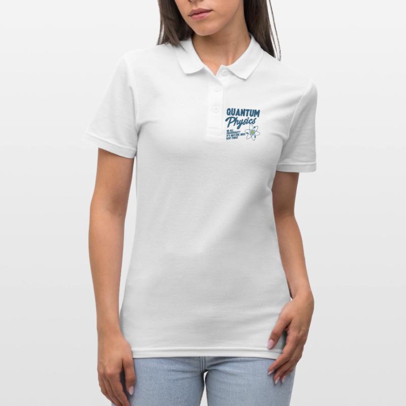 Quantum physics Physics Atom molecule Women's Polo Shirt