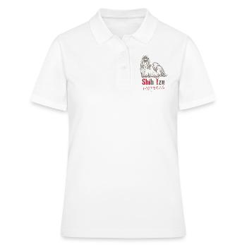 Shit happens - Polo Femme - blanc - Devant - Ailine (174cm)