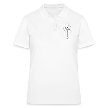 Araignée - toile d'araignée - araignée - Polo Femme - blanc - Devant - Ailine (174cm)