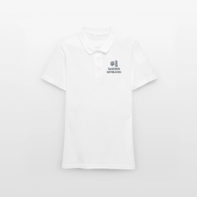 #1 Backend Developer Developer Coder Programmierer Frauen Polo Shirt